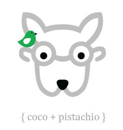 {COCO + PISTACHIO} logo