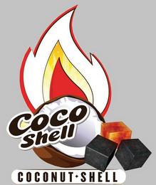 COCO SHELL COCONUT SHELL logo