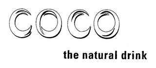 COCO THE NATURAL DRINK logo