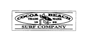 COCOA BEACH SURF COMPANY TRADEMARK 1999 logo