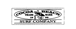 COCOA BEACH SURF COMPANY TRADEMARK 1999 logo