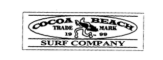 COCOA BEACH SURF COMPANY TRADEMARK 1999 logo