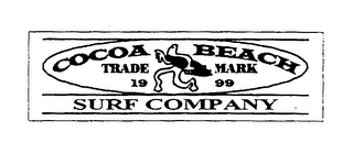 COCOA BEACH SURF COMPANY TRADEMARK 1999 logo