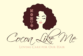 COCOA LIKE ME LOVING CARE FOR OUR HAIR logo