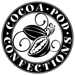 COCOA · POD · CONFECTIONS · logo