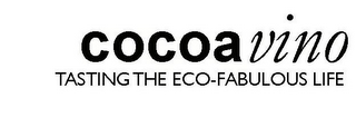 COCOAVINO TASTING THE ECO-FABULOUS LIFE logo