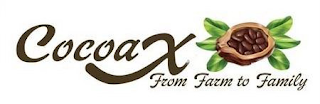 COCOAX FROM FARM TO FAMILY logo