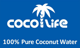 COCOLIFE 100% PURE COCONUT WATER logo