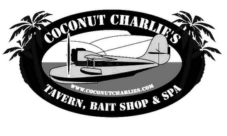 COCONUT CHARLIE'S TAVERN, BAIT SHOP & SPA WWW.COCONUTCHARLIES.COM logo