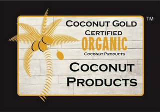 COCONUT GOLD CERTIFIED ORGANIC COCONUT PRODUCTS COCONUT PRODUCTS logo