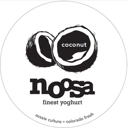 COCONUT NOOSA FINEST YOGHURT AUSSIE CULTURE * COLORADO FRESH logo