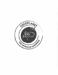 COCOPLANET COCO PLANET THE SOURCE OF GOODNESS logo