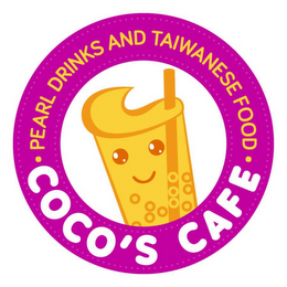 COCO'S CAFE · PEARL DRINKS AND TAIWANESE logo