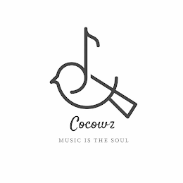 COCOWZ MUSIC IS THE SOUL logo