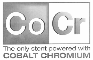 COCR THE ONLY STENT POWERED WITH COBALT CHROMIUM logo