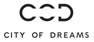 COD CITY OF DREAMS logo