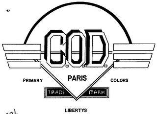 C.O.D. PARIS PRIMARY COLORS LIBERTYS logo