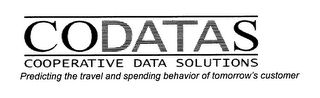 CODATAS COOPERATIVE DATA SOLUTIONS PREDICTING THE TRAVEL AND SPENDING BEHAVIOR OF TOMORROW'S CUSTOMER logo