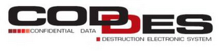 CODDES CONFIDENTIAL DATA DESTRUCTION ELECTRONIC SYSTEM logo