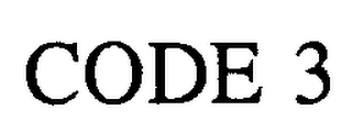 CODE 3 logo