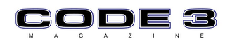 CODE 3 MAGAZINE logo