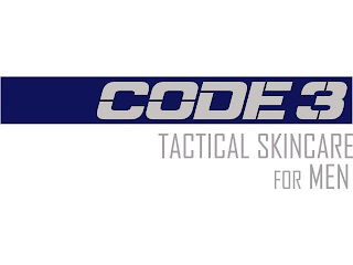 CODE 3 TACTICAL SKINCARE FOR MEN logo