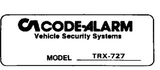 CODE ALARM logo