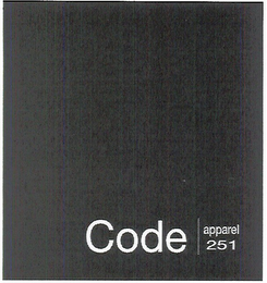 CODE APPAREL 251 logo