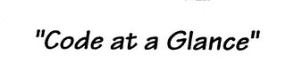 "CODE AT A GLANCE" logo