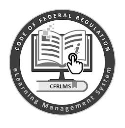 CODE OF FEDERAL REGULATION ELEARNING MANAGEMENT SYSTEM CFRLMS I logo