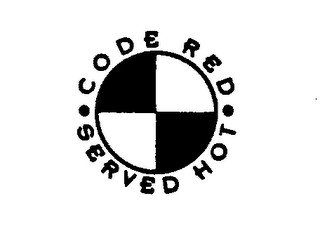 CODE RED SERVED HOT logo