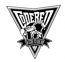 CODERED A CODE TO LIVE BY logo
