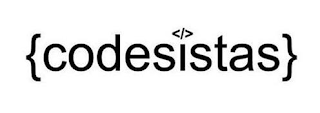 {CODESISTAS} (/) logo