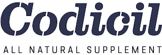 CODICIL ALL NATURAL SUPPLEMENT logo