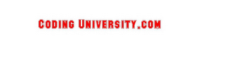 CODING UNIVERSITY.COM logo