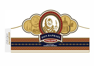 CODIO CIGARS IMPORTED DON RAPHAEL CODIO CIGARS SINCE 1972 HAND MADE DOMINICAN logo
