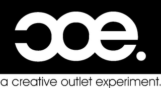 COE. A CREATIVE OUTLET EXPERIMENT. logo