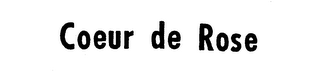 COEUR DE ROSE logo