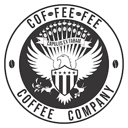 COF FEE FEE COFFEE COMPANY CAPULUS EX FABAM logo