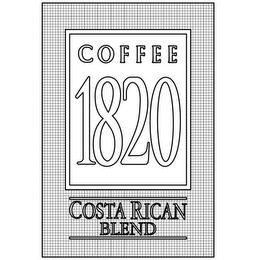 COFFEE 1820 COSTA RICAN BLEND logo