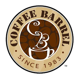 COFFEE BARREL SINCE 1983 logo