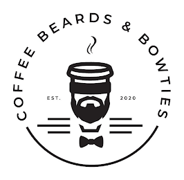 COFFEE BEARDS & BOWTIES EST. 2020 logo