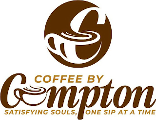 COFFEE BY COMPTON SATISFYING SOULS, ONE SIP AT A TIME logo