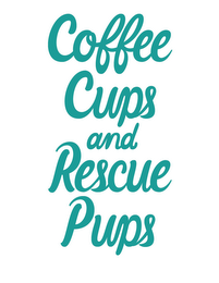 COFFEE CUPS AND RESCUE PUPS logo