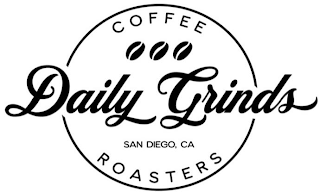 COFFEE DAILY GRINDS SAN DIEGO, CA ROASTERS logo