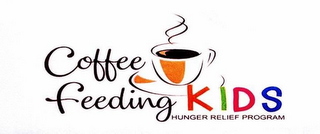 COFFEE FEEDING KIDS HUNGER RELIEF PROGRAM logo