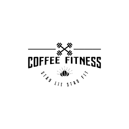 COFFEE FITNESS STAY LIT STAY FIT logo