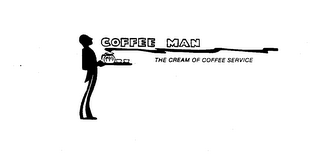 COFFEE MAN THE CREAM OF COFFEE SERVICE logo