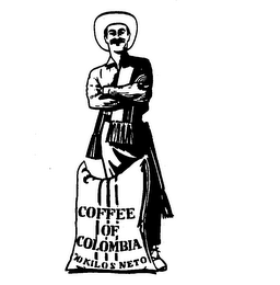 COFFEE OF COLOMBIA 70 KILOS NETO logo