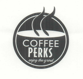 COFFEE PERKS ENJOY THE GRIND logo